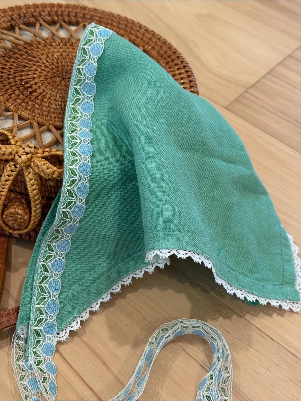 Handmade Cottagecore Bandana Triangle Hair Scarf
